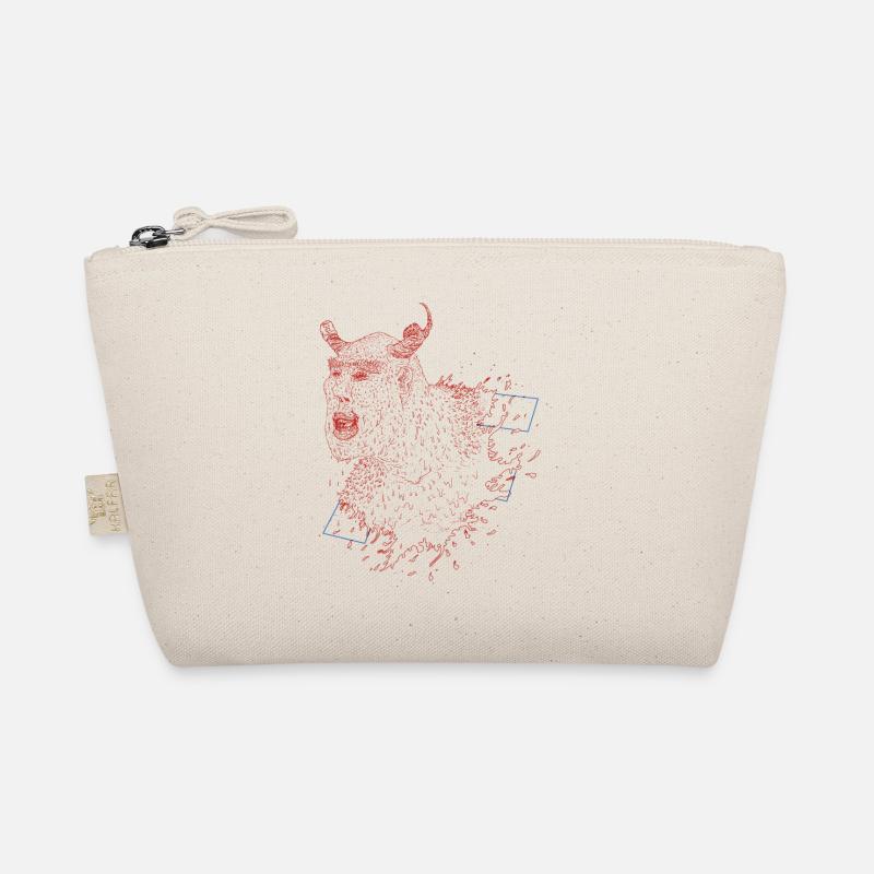 Fld.) Majo Devil Spltr-F - Bio-Täschchen - Natur