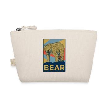 Bear Teddy Bear Zoo Animal Park Gift Grizzly - Organic Pouch - nature - Front