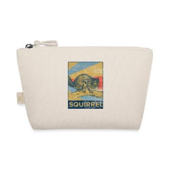 Écureuil noix forêt arbre animal cadeau vintage - Trousse biologique - nature - Devant