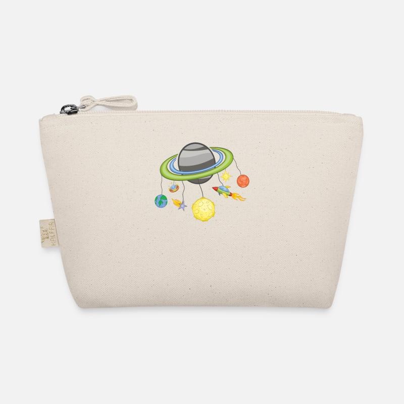 Space Mobile Planet Space / Gift Idea Organic Pouch