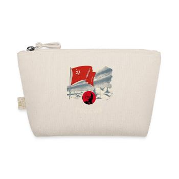 russia lenin flag sickle flag moscow russia - Organic Pouch - nature - Front