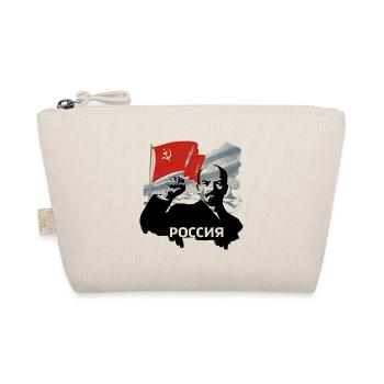 lenin russland flagge udssr kommunismus revolution - Bio-Täschchen - Natur - Vorne
