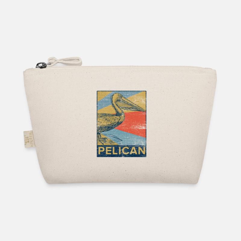 Pélican oiseau mer animal plage esprit idée cadeau Trousse biologique