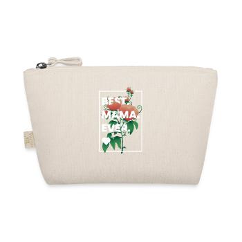 Mothers Day Gift Best Mama Ever Flowers Floral Mom - Bio-Täschchen - Natur - Vorne