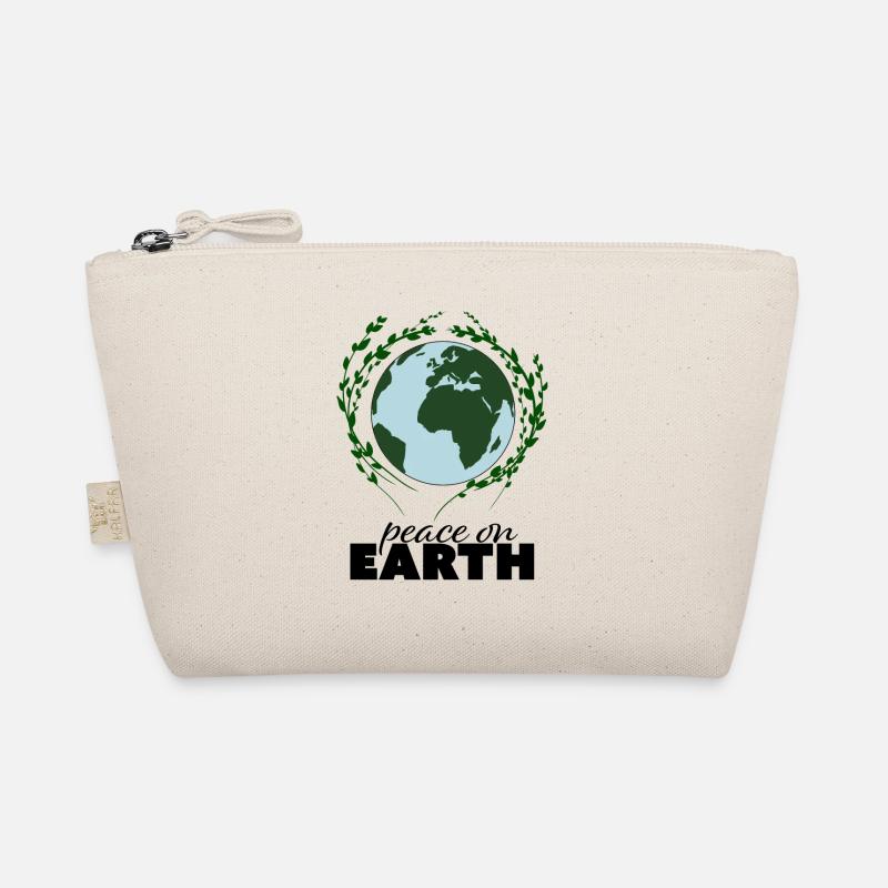 Peace on Earth, Peace, Freedom, Gift Idea Organic Pouch