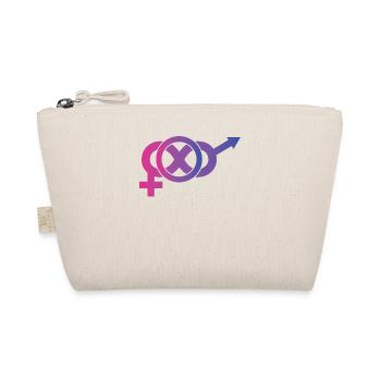 T-shirt bisexuel - bisexuel - bi - LGBT - CSD - Trousse biologique - nature - Devant