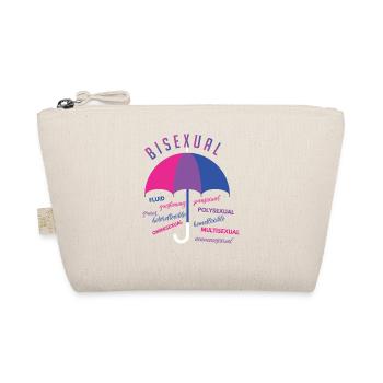 Bisexuell T-Shirt - Bisexuell - Bi - LGBT - CSD - Bio-Täschchen - Natur - Vorne
