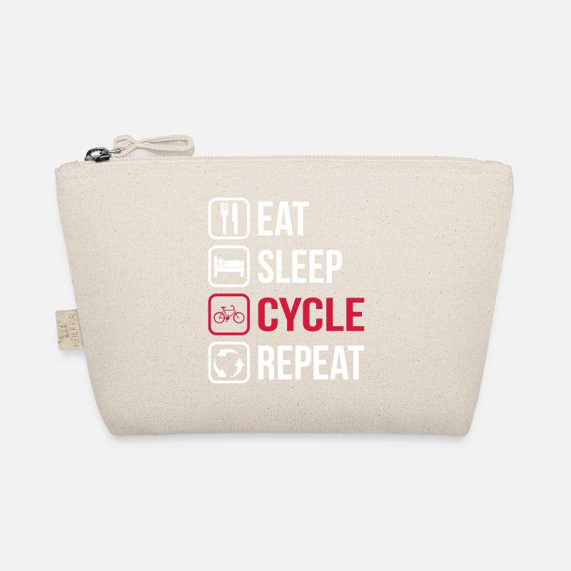 Eat Sleep Cycle Repeat Organic Pouch