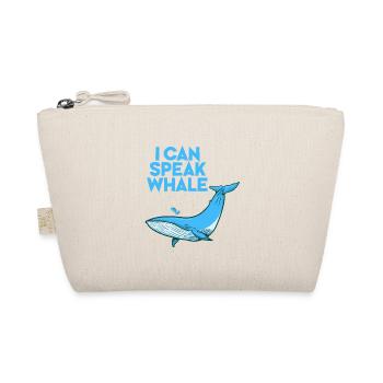 Wal - sprechen - Tier - Meeresbewohner - Geschenk - Bio-Täschchen - Natur - Vorne