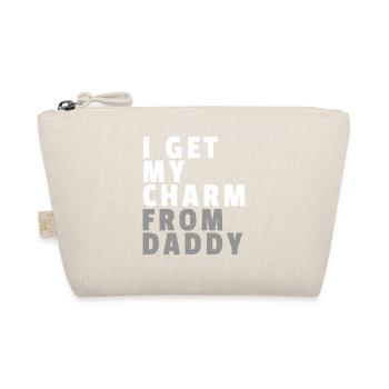 I Get My Charm From Daddy Gift Baby Bodysuit Baby - Organic Pouch - nature - Front
