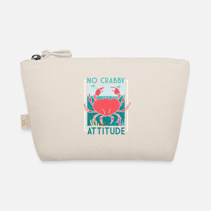 Krabbe Krabben Krustentier Ozean Geschenk Idee Bio-Täschchen