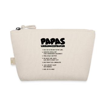 Daddy's favorite sayings - gift - Organic Pouch - nature - Front