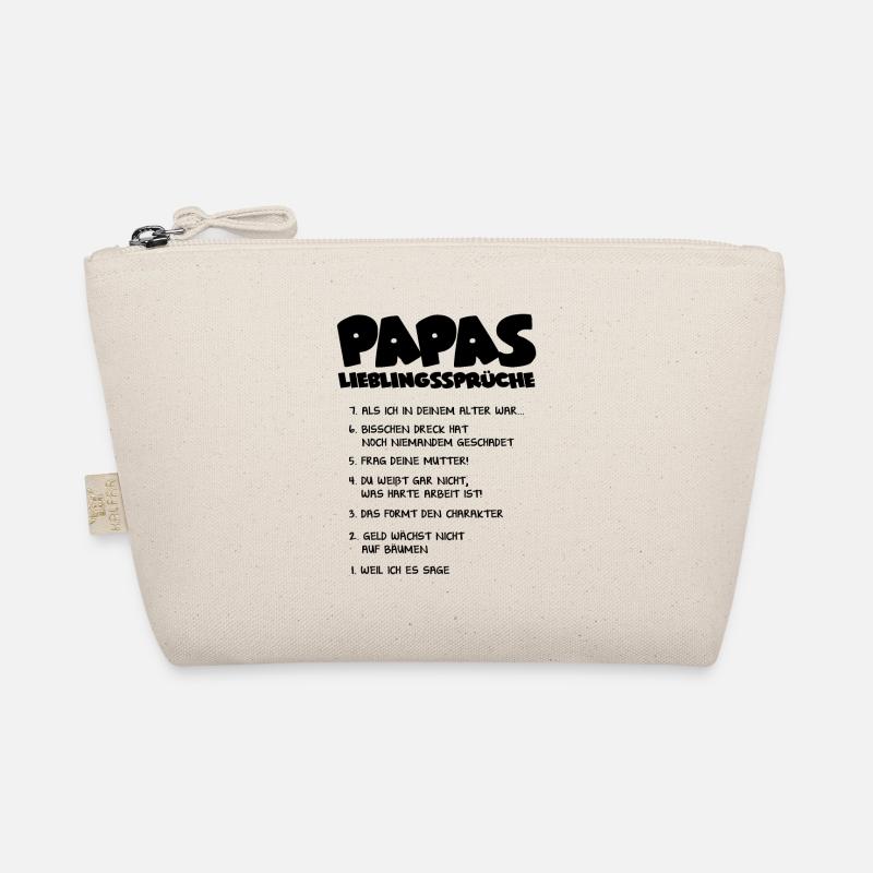 Papas Lieblingssprüche - Geschenk Bio-Täschchen