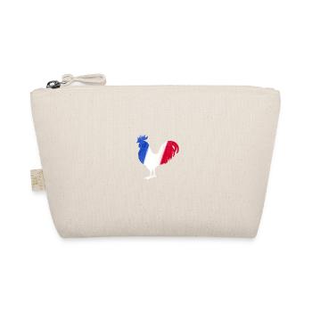 Chemise de football coq drapeau France - Trousse biologique - nature - Devant