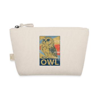 Owl eagle owl bird animal gift night owl party dance - Organic Pouch - nature - Front