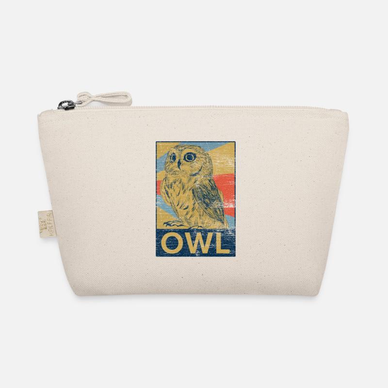 Eule Uhu Vogel Tier Geschenk Nachteule Party Tanz Bio-Täschchen