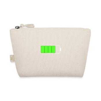 Battery mother child partner look gift - Organic Pouch - nature - Front