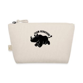 Team Herbivore, Nashorn, Geschenk - Bio-Täschchen - Natur - Vorne