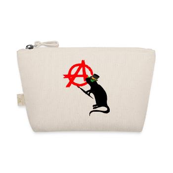 punk rock rat - Bio-Täschchen - Natur - Vorne