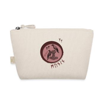 Thor Hammer Mjölnir avec Odin Ravens Hugin et Munin - Trousse biologique - nature - Devant