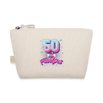 50th Birthday 50 Year Vintage 1968 Gift - Organic Pouch - nature - Front