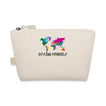 Go find yourself - Bio-Täschchen - Natur - Vorne