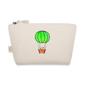 Chemise mignonne de Catcus avec le chat à l'intérieur d'une boule de cactus - Trousse biologique - nature - Devant