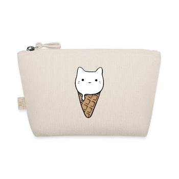 Cute Cat Ice-Cream - Bio-Täschchen - Natur - Vorne