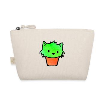 Cactus - Cat Shirt - Bio-Täschchen - Natur - Vorne