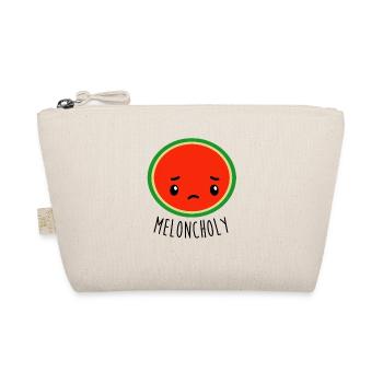 Meloncholy - Funny Watermelon - Organic Pouch - nature - Front