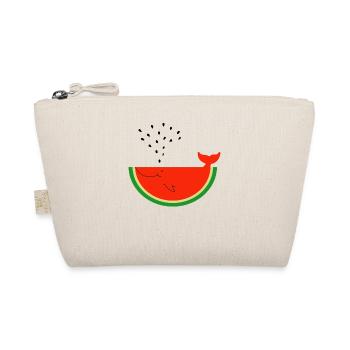 Watermelon Whale - Organic Pouch - nature - Front