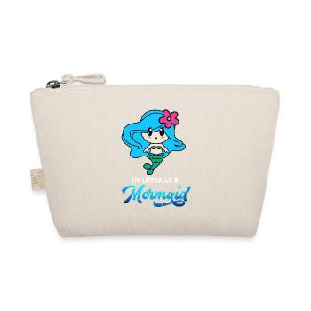 Mermaid fish sea mermaid gift idea - Organic Pouch - nature - Front