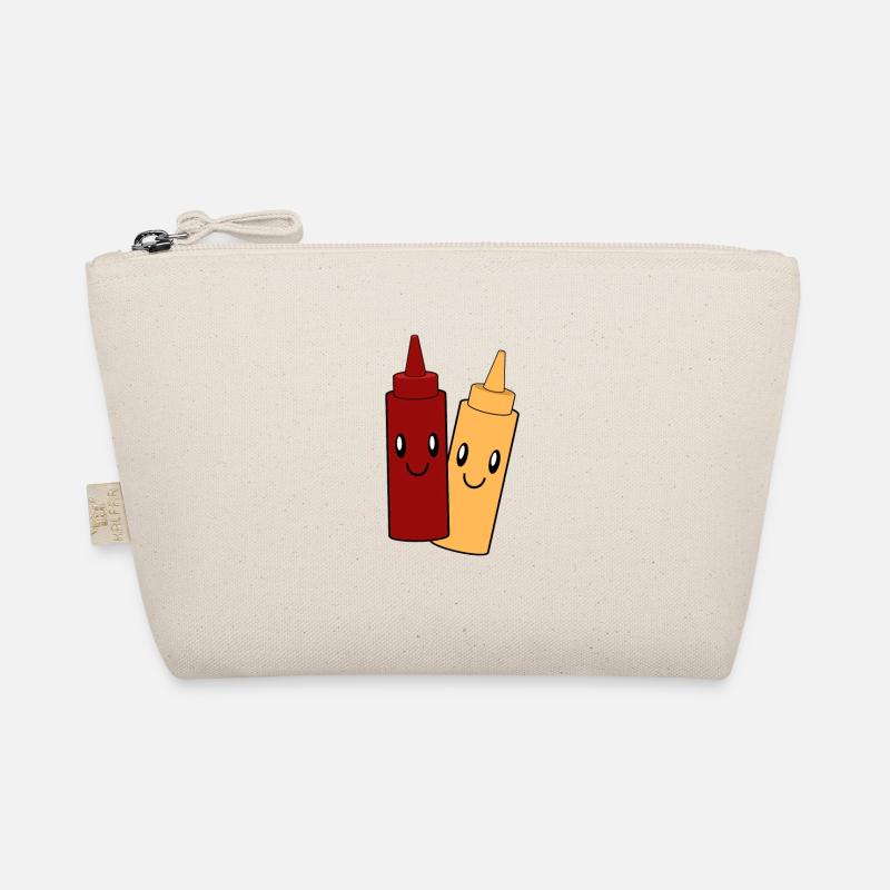 Mayonnaise-Ketschup-Paar-Design Bio-Täschchen