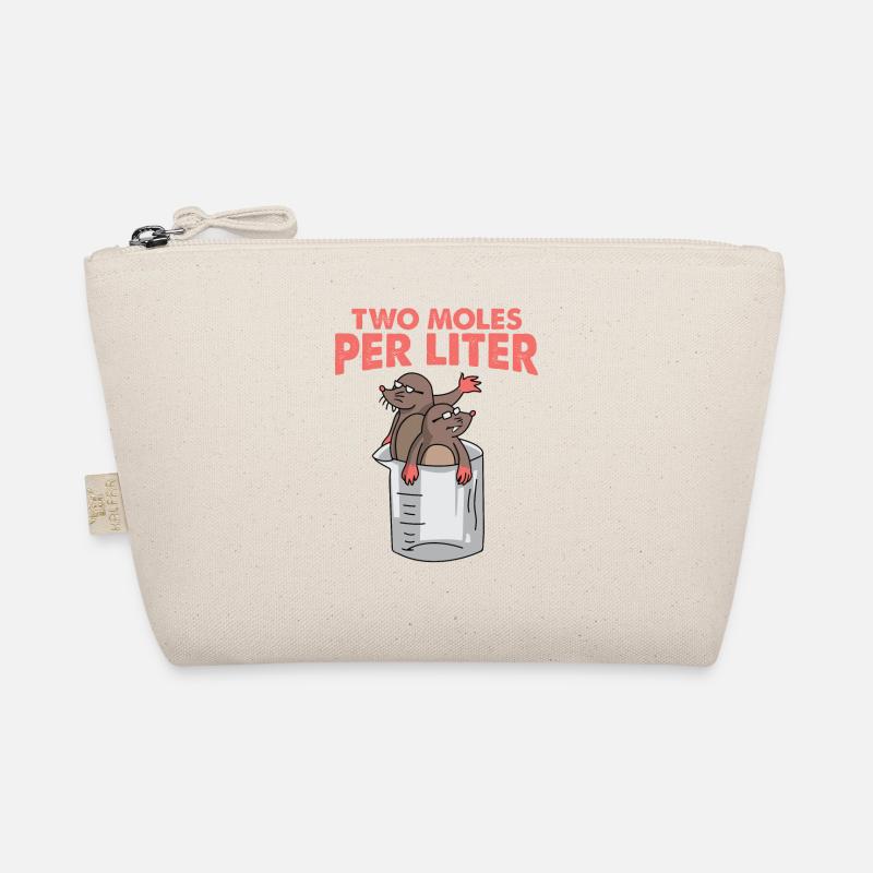 Two Moles Per Liter Science Taupe Gift Trousse biologique