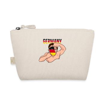 Germany Fan Gift Football Germany - Organic Pouch - nature - Front