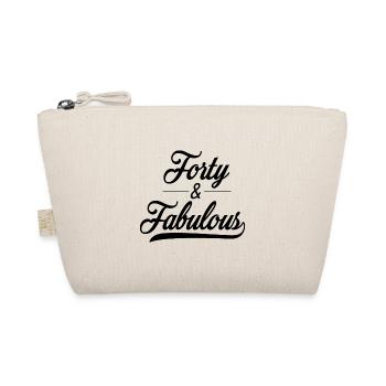 40th birthday - Organic Pouch - nature - Front