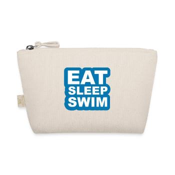 Eat, sleep, swim! - Gift - Organic Pouch - nature - Front