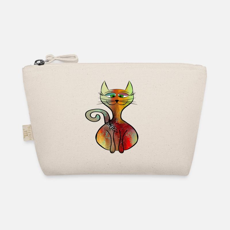 Katze - Bio-Täschchen - Natur