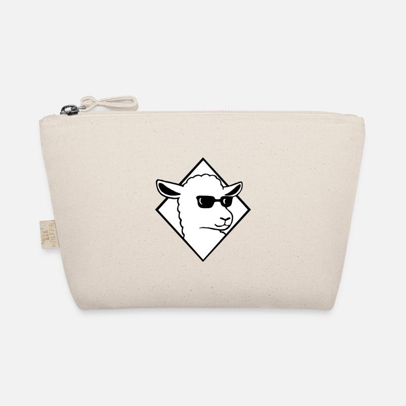Cooles Schaf mit Sonnenbrille Mäh Wolle Bio-Täschchen