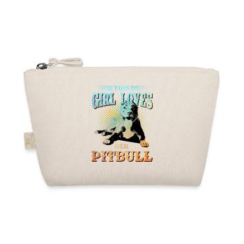 Pitbull chien chien de combat amour fille - Trousse biologique - nature - Devant