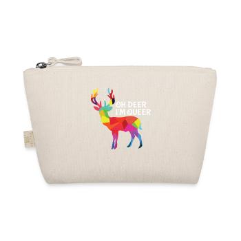LGBTQ gay lesbian rainbow homosexual gay trans - Organic Pouch - nature - Front