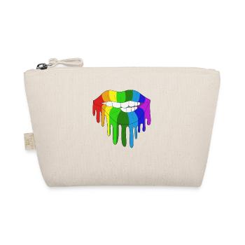 LGBTQ gay lesbian rainbow homosexual gay trans - Organic Pouch - nature - Front