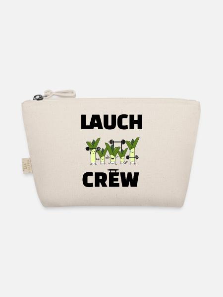Lauch Crew Eine Gang aus Lauchs - Bio-Täschchen - Natur