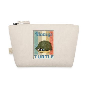 Tortue Vintage Style rétro Grunge Reptili - Trousse biologique - nature - Devant