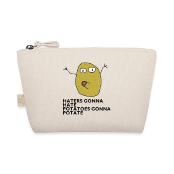 Haters gonna hate - Bio-Täschchen - Natur - Vorne