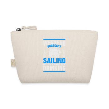 Beer sailing sailboat sailing ship gift - Organic Pouch - nature - Front