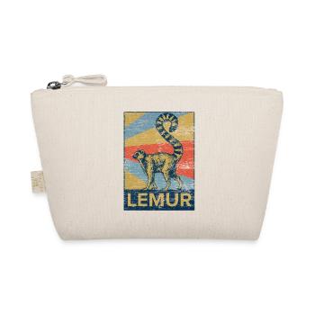 Lemur monkey semi-monkey animal gift animal protection. - Organic Pouch - nature - Front