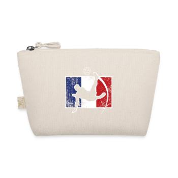 Frankreich Fußball Geschenkidee Mannschaft - Bio-Täschchen - Natur - Vorne
