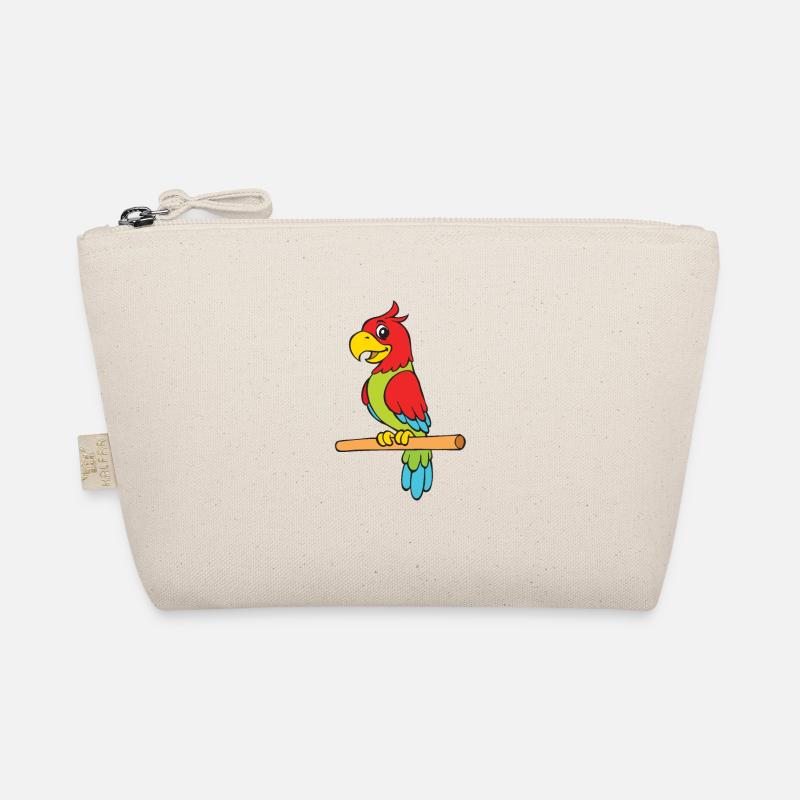 Colorful parrot Organic Pouch