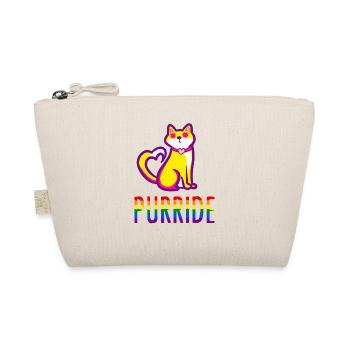 Gay Lesbian Rainbow LGBT Gay Pride Gift - Organic Pouch - nature - Front